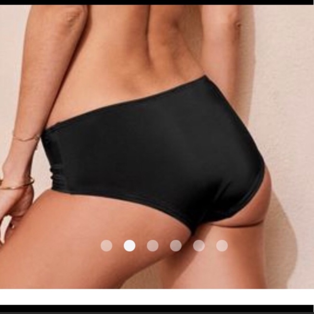 Adore Me Black Swim Bottoms size Medium